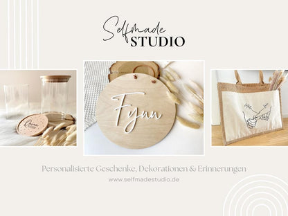 SelfmadeStudio, einzigartige Geschenkidee, Unikate und personalisierte Dekorationen und praktische Geschenke